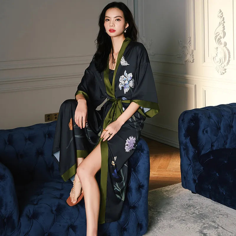 Peignoir Kimono Femme Long